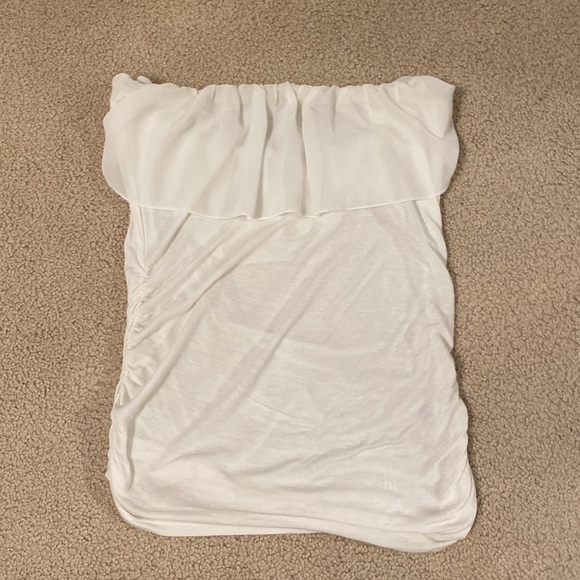 Charlotte Russe White Tube Top Size M - Picture 2 of 2